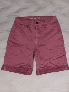 Parasuco Women's Mauve Roll-Cuff Denim Shorts